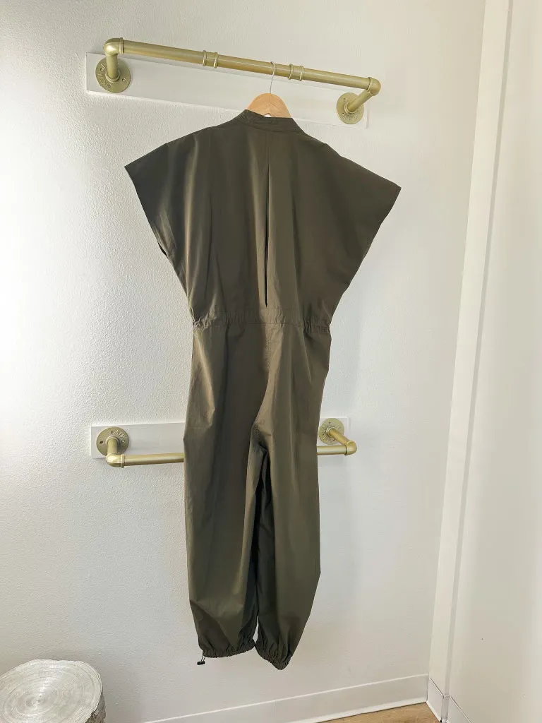 Beulah | Utility Jumpsuit {Olive}