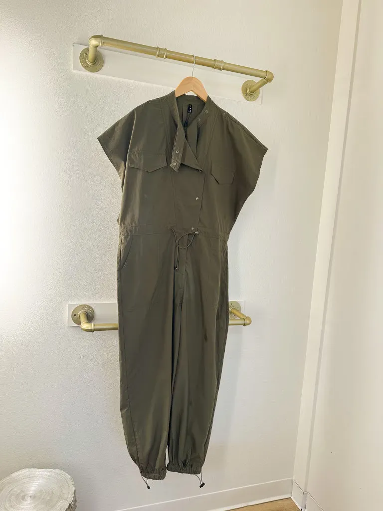 Beulah | Utility Jumpsuit {Olive}