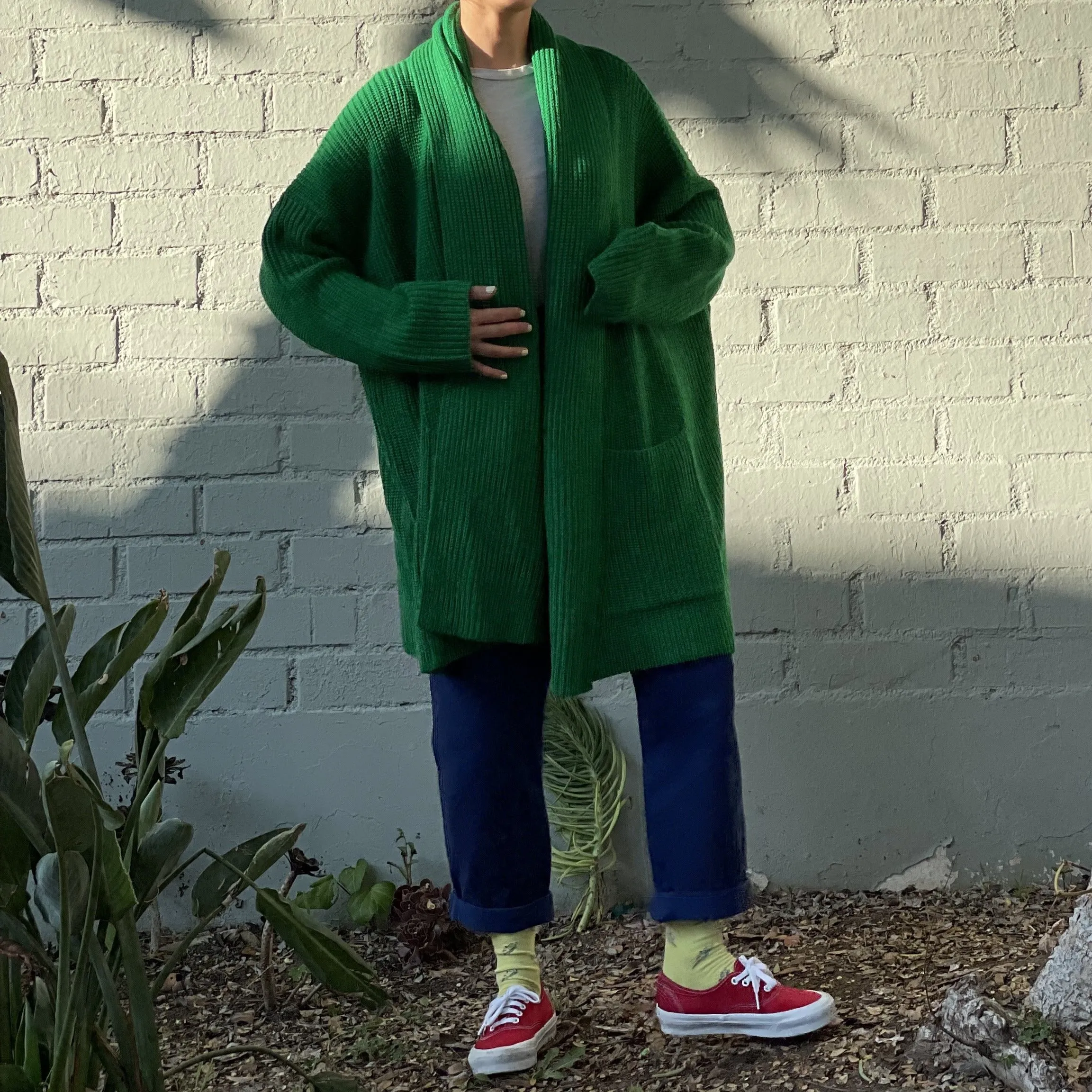 Big Cardigan Kelly Green