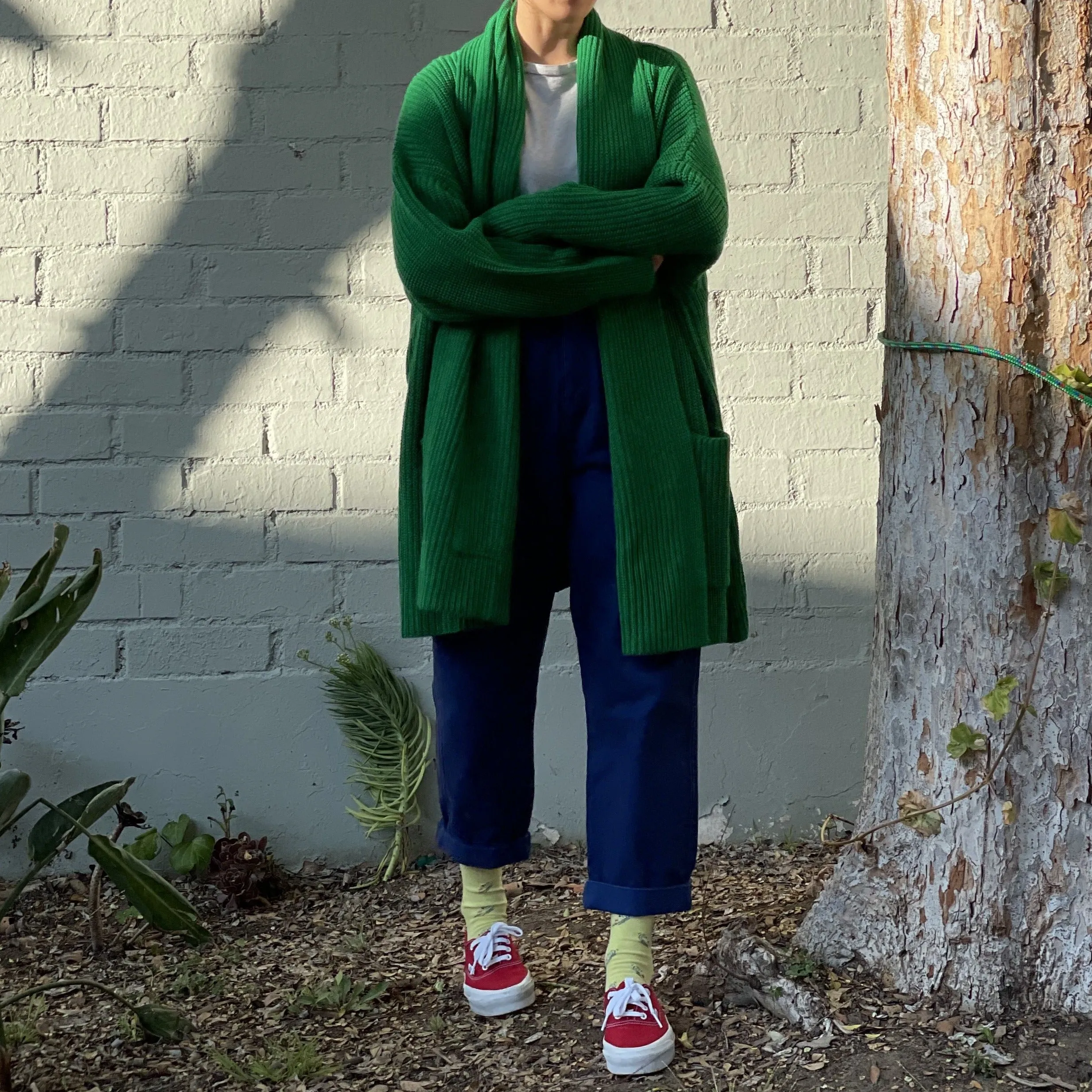 Big Cardigan Kelly Green