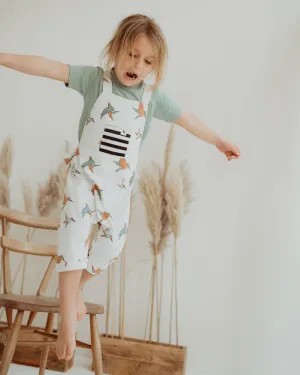 Birdsong Shortie Dungarees