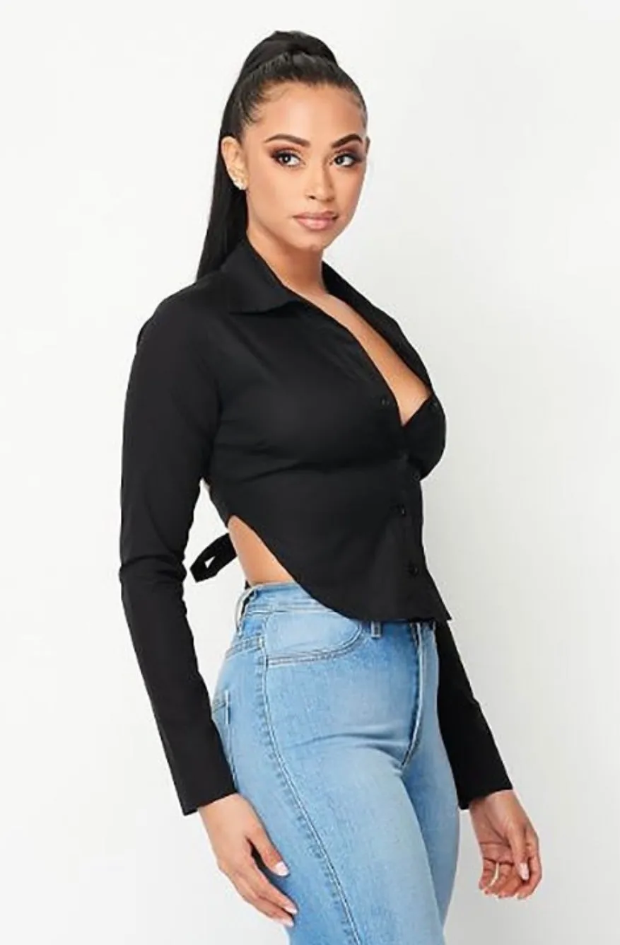 Black Crop Top