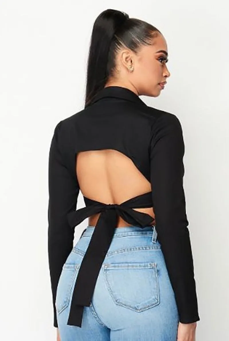 Black Crop Top