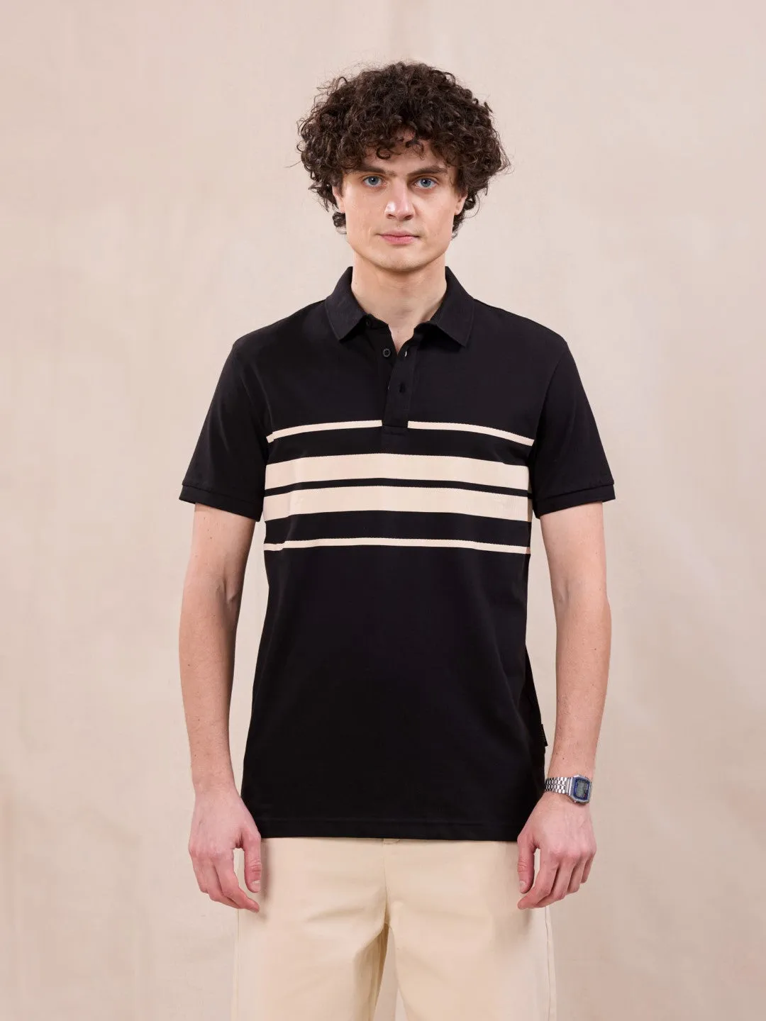 Black Polo T-Shirt