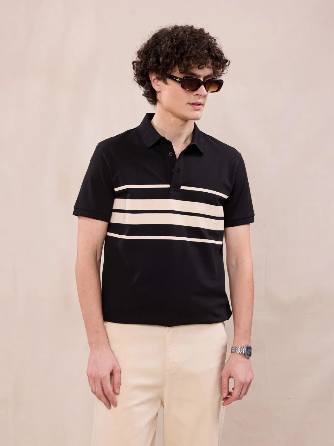 Black Polo T-Shirt