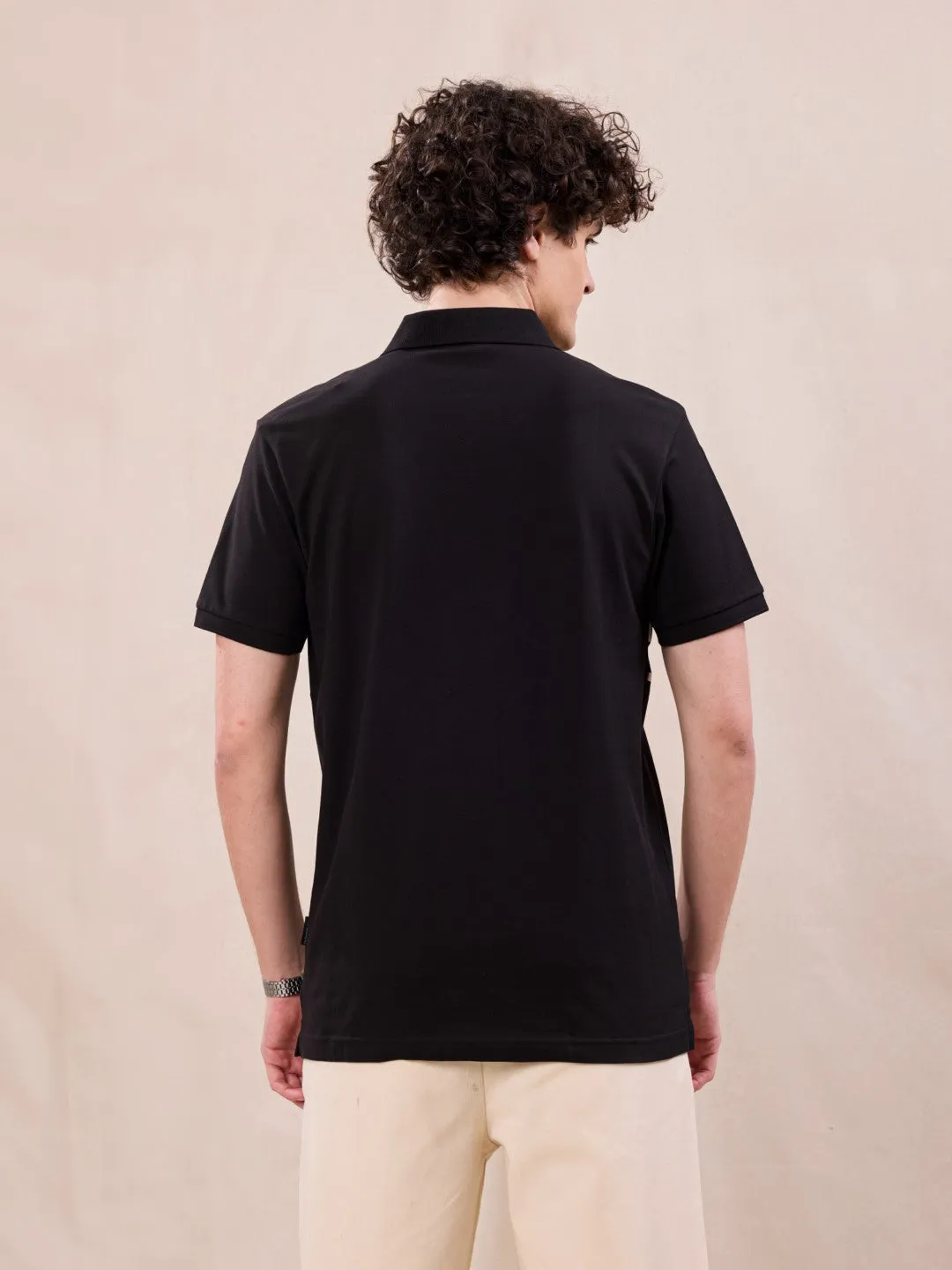 Black Polo T-Shirt