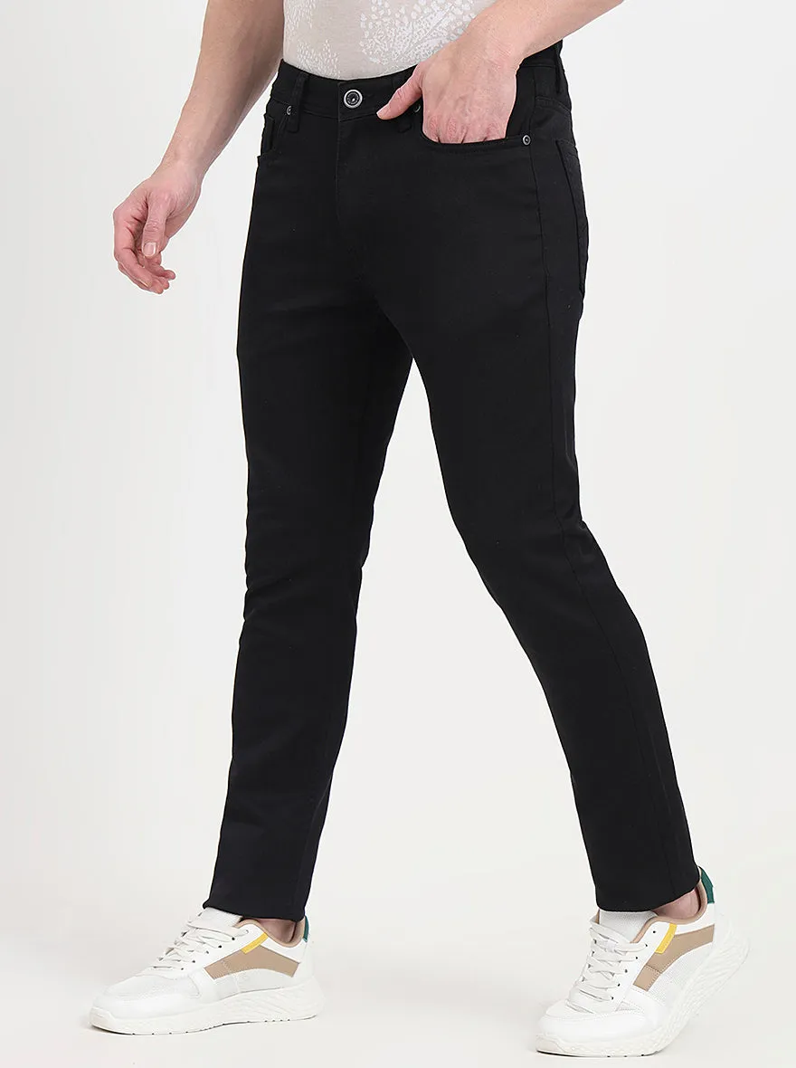 Black Washed Slim Fit Jeans | JadeBlue