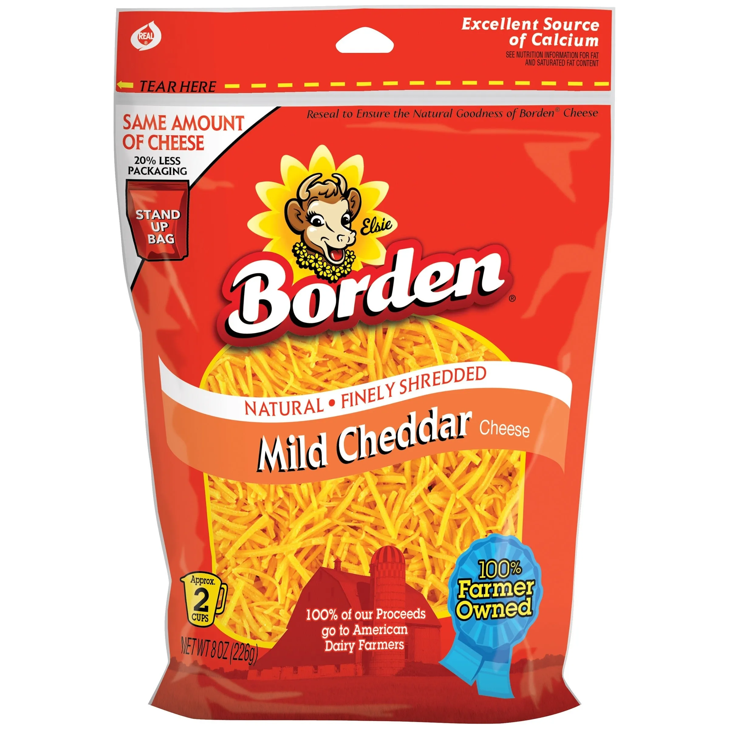 Borden Grated Parmesan Cheese 3oz