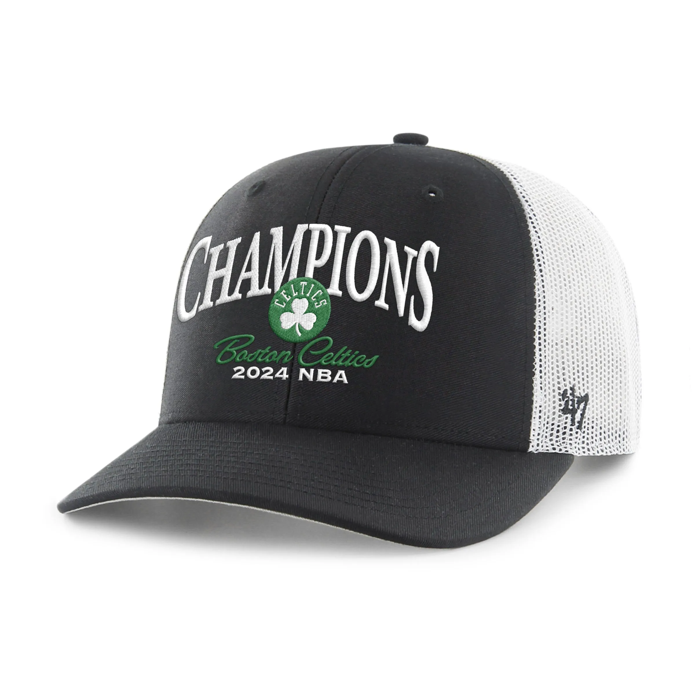 BOSTON CELTICS 2024 NBA CHAMPIONS '47 TRUCKER