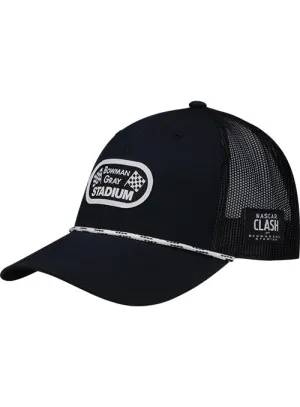 Bowman Gray Black Rope Hat