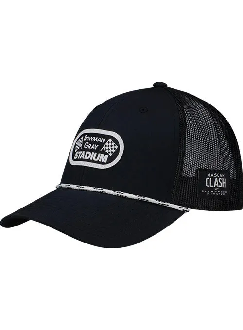 Bowman Gray Black Rope Hat