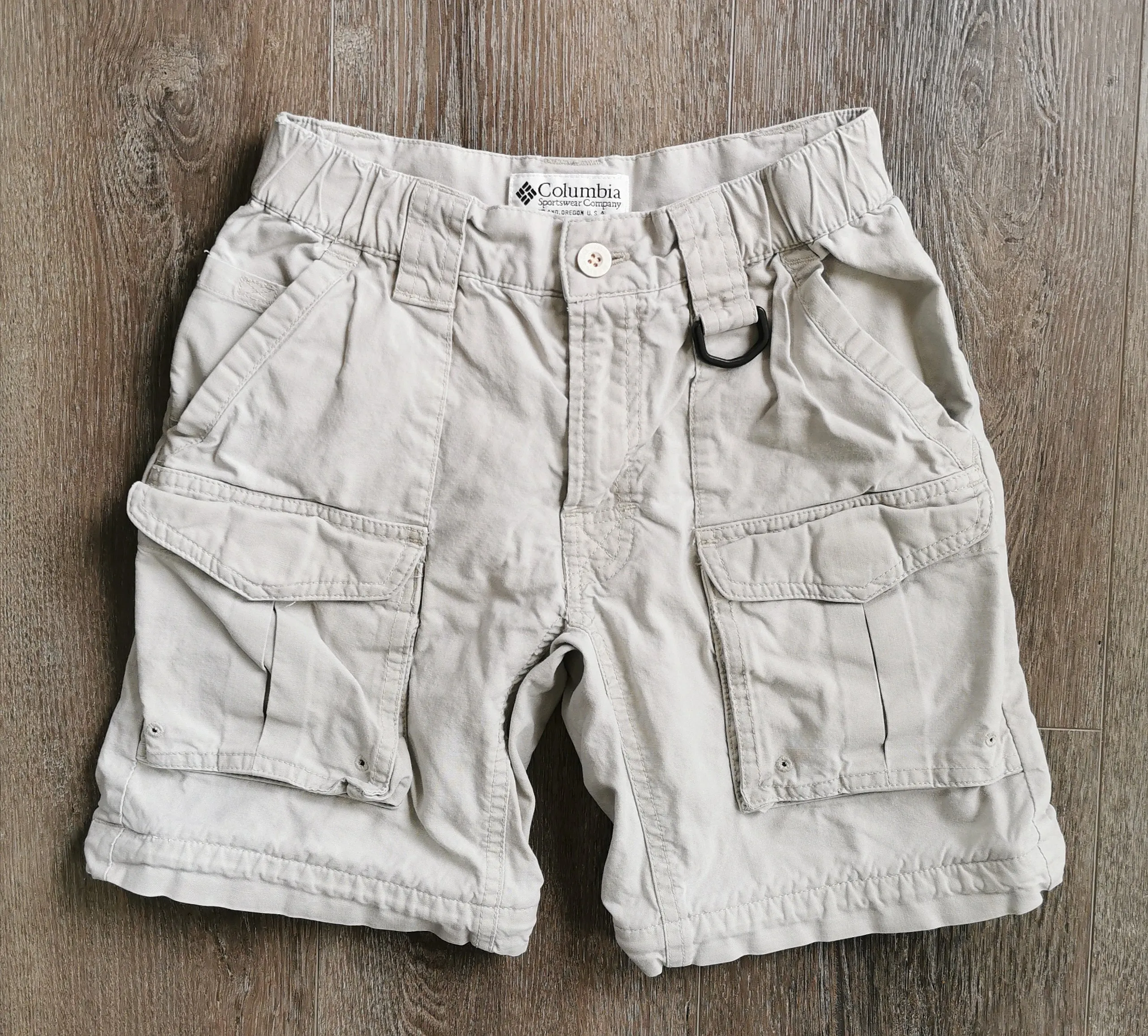 BOY SIZE 8 YEARS - COLUMBIA Casual Cargo Shorts EUC B44