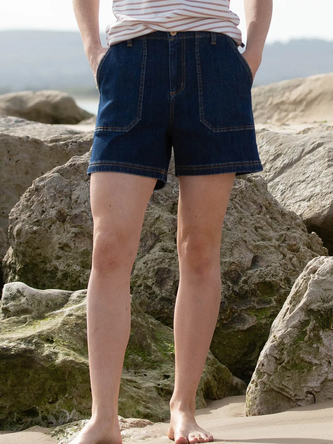 Bradpole stretch denim shorts