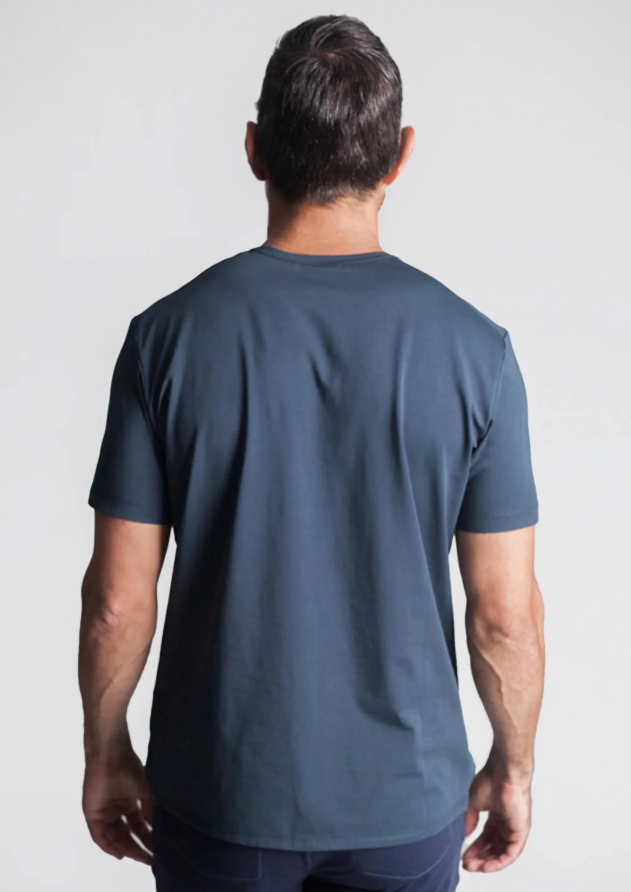 Buki   CINQO Crew Neck T-Shirt Blue Night