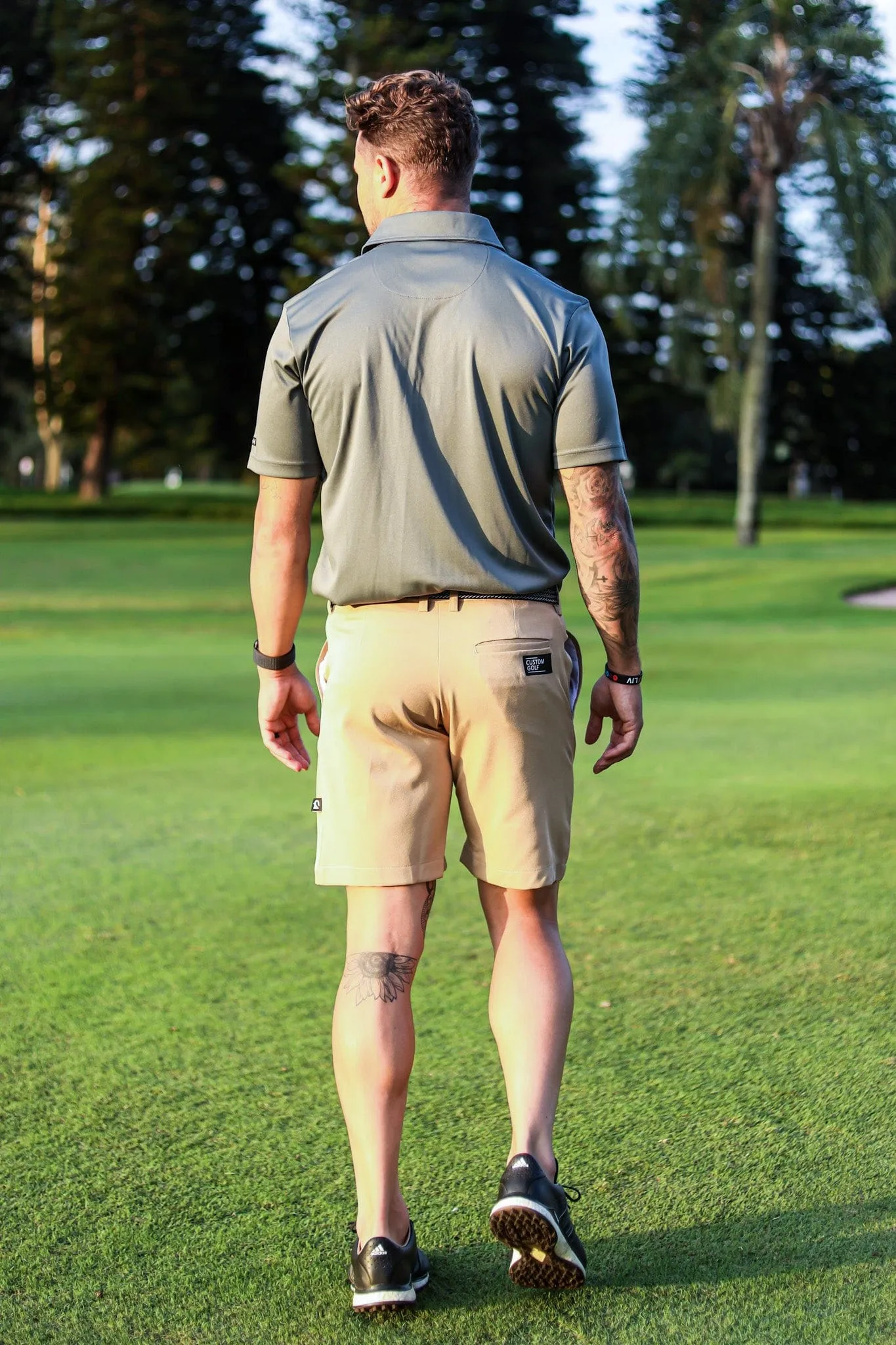 CA Flow Golf Shorts | Khaki