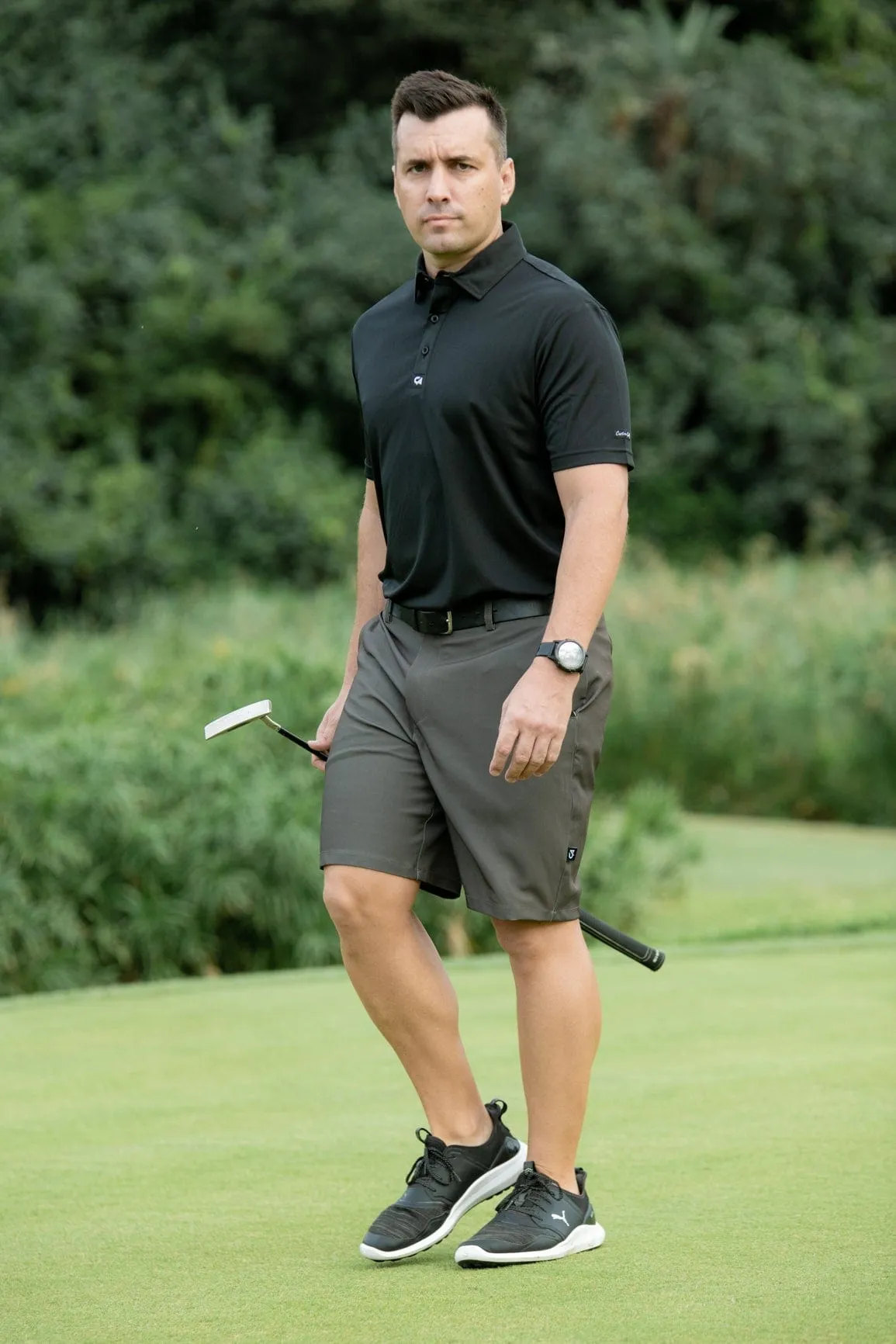 CA Flow Golf Shorts | Olive
