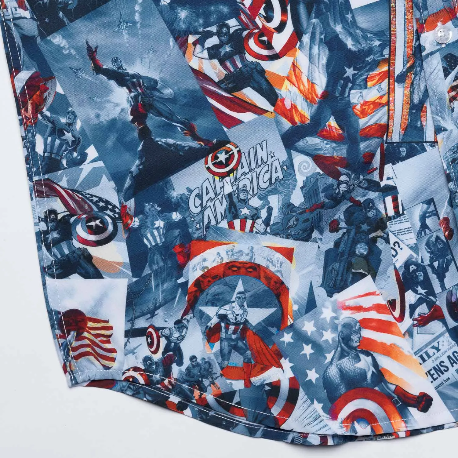 Captain America "Sentinel of Liberty" – KUNUFLEX Short Sleeve Shirt
