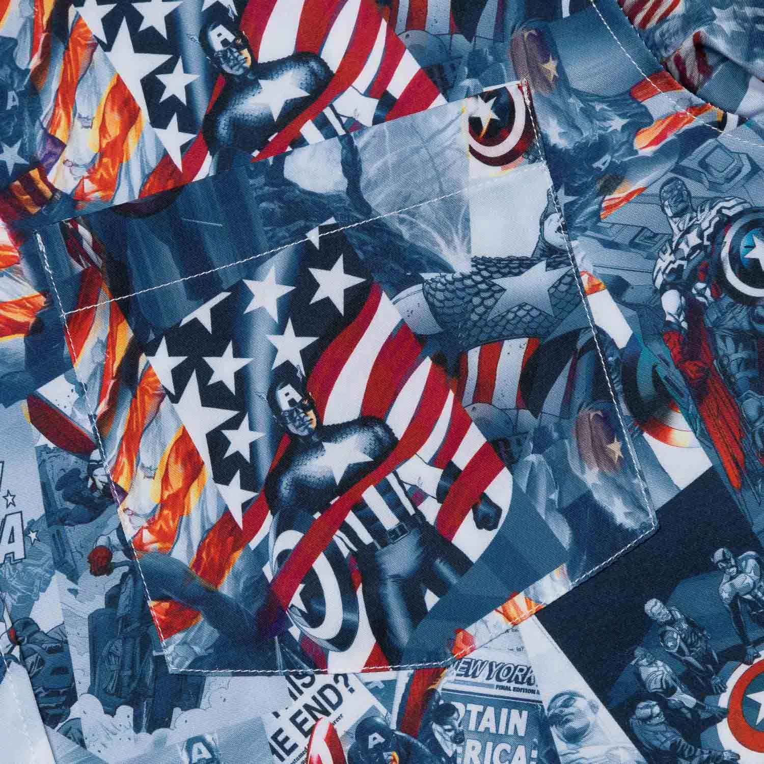 Captain America "Sentinel of Liberty" – KUNUFLEX Short Sleeve Shirt