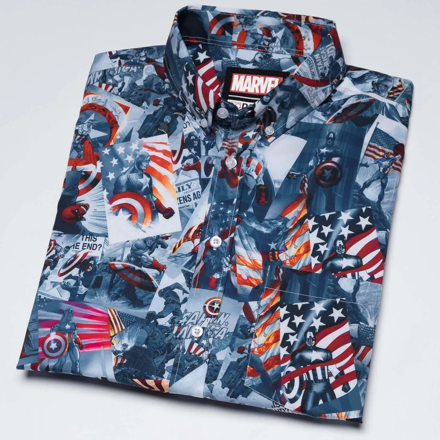 Captain America "Sentinel of Liberty" – KUNUFLEX Short Sleeve Shirt