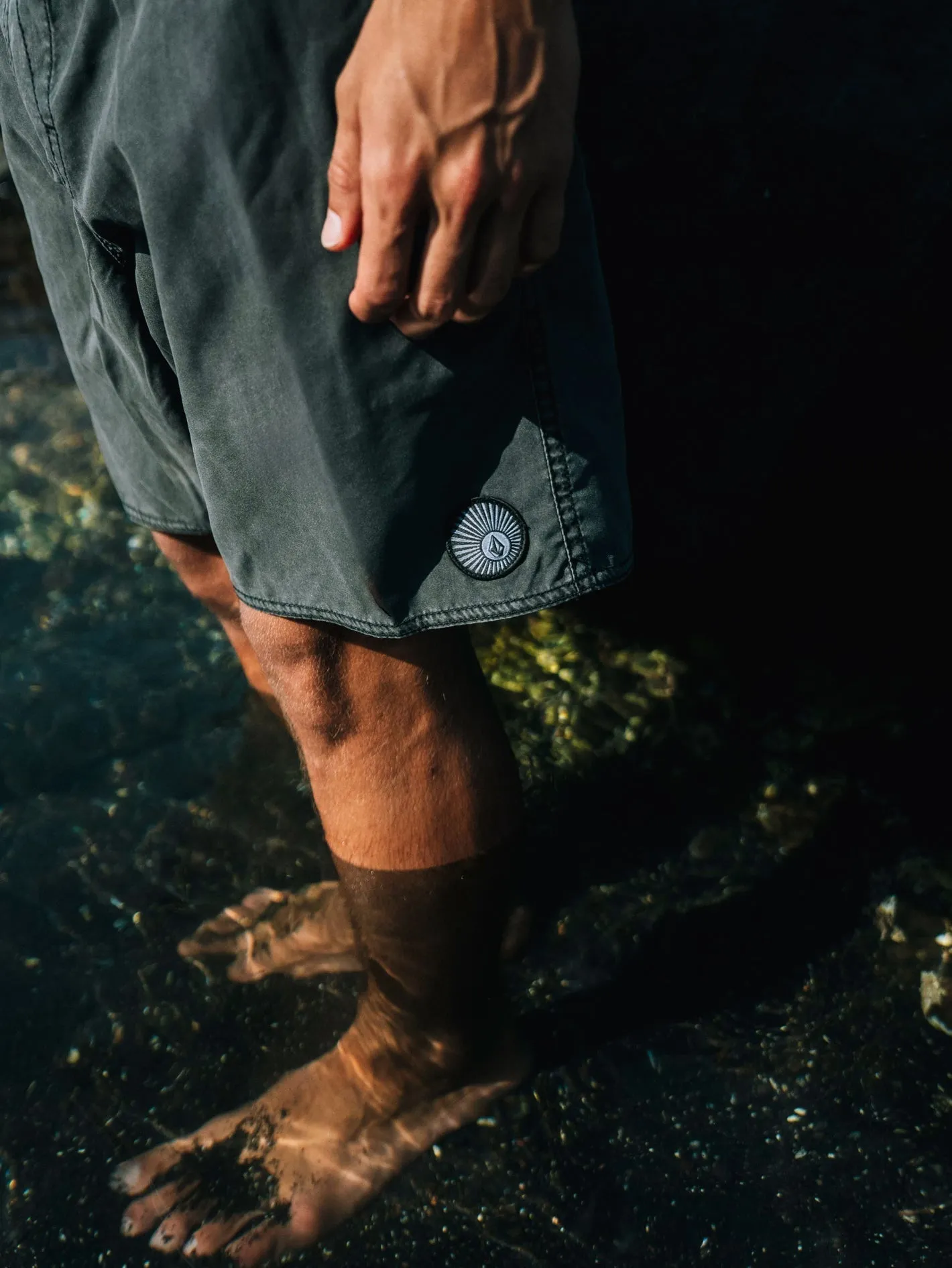 Center Trunk 17" Boardshort - DARK SLATE