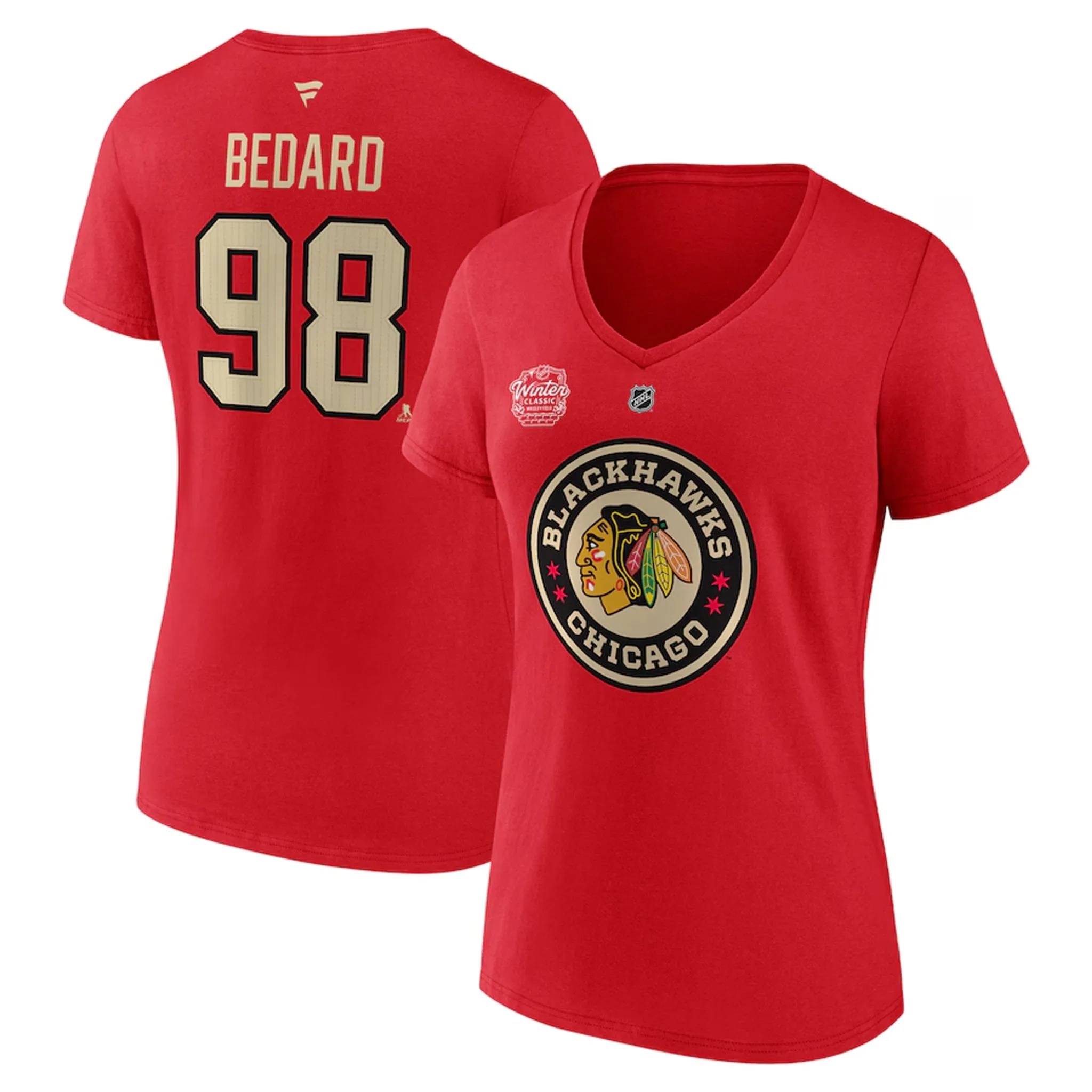 Chicago Blackhawks Fanatics Authentic N&N Womens Shirt - Connor Bedard