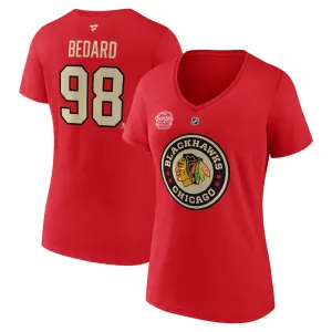 Chicago Blackhawks Fanatics Authentic N&N Womens Shirt - Connor Bedard