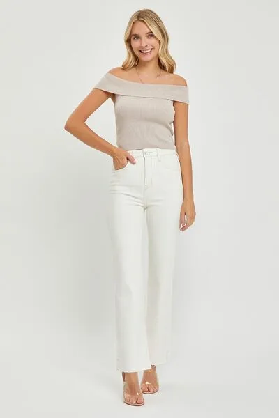 Chloe High Rise Tummy Control Straight Jeans