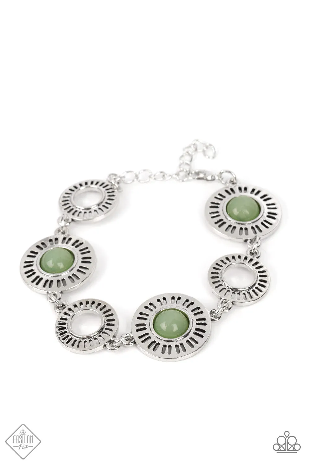 Coastal Charmer - Green Bracelet