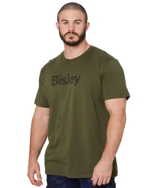 Cotton Logo Tee - Army Green