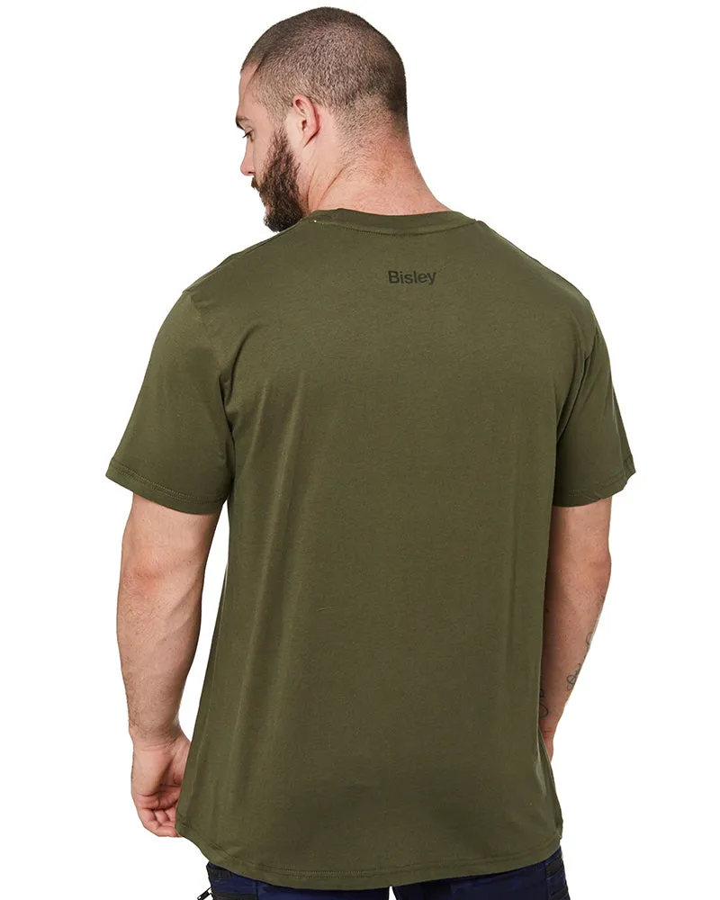 Cotton Logo Tee - Army Green