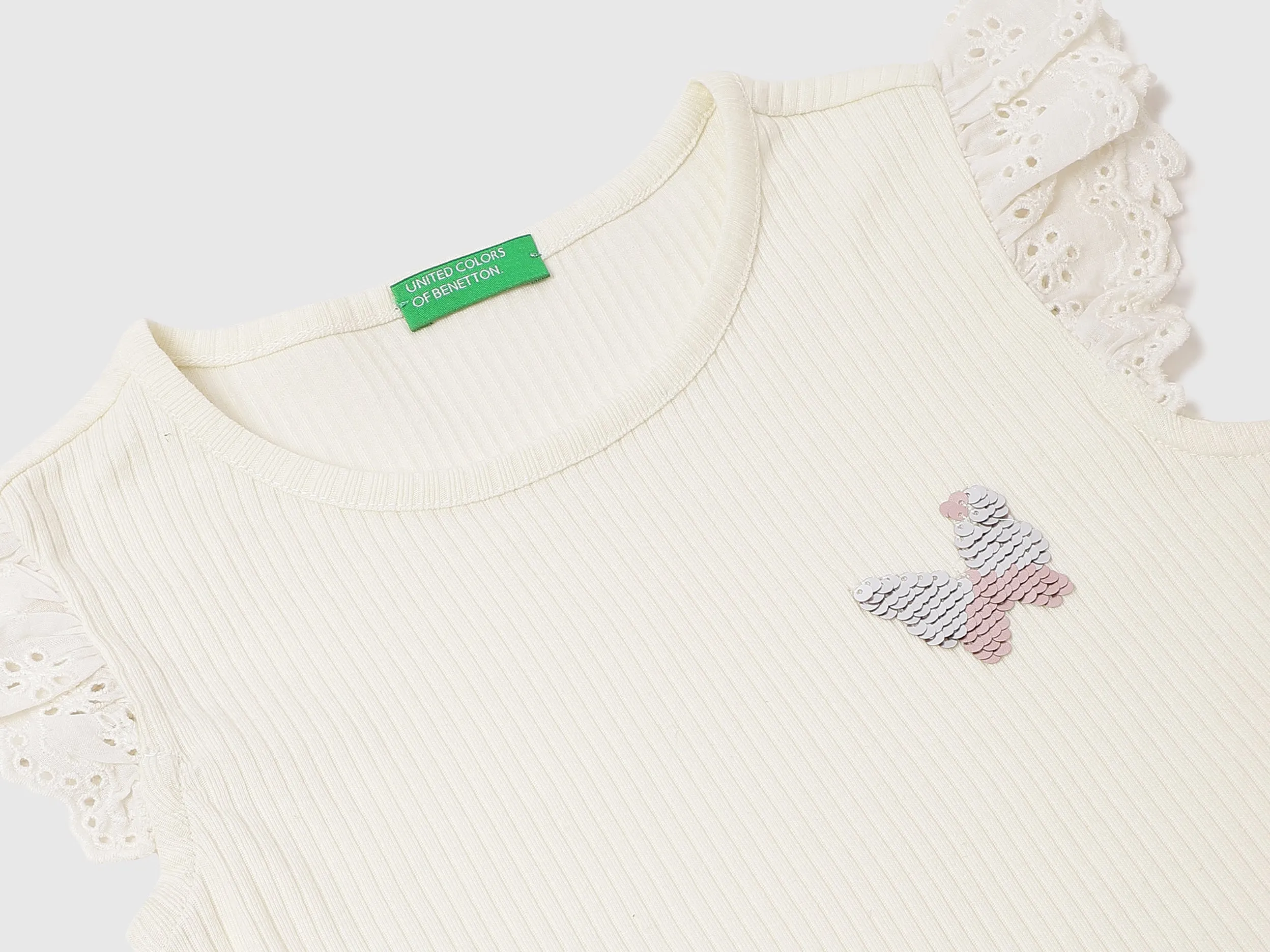 Cotton Solid Round Neck Girls T-shirts