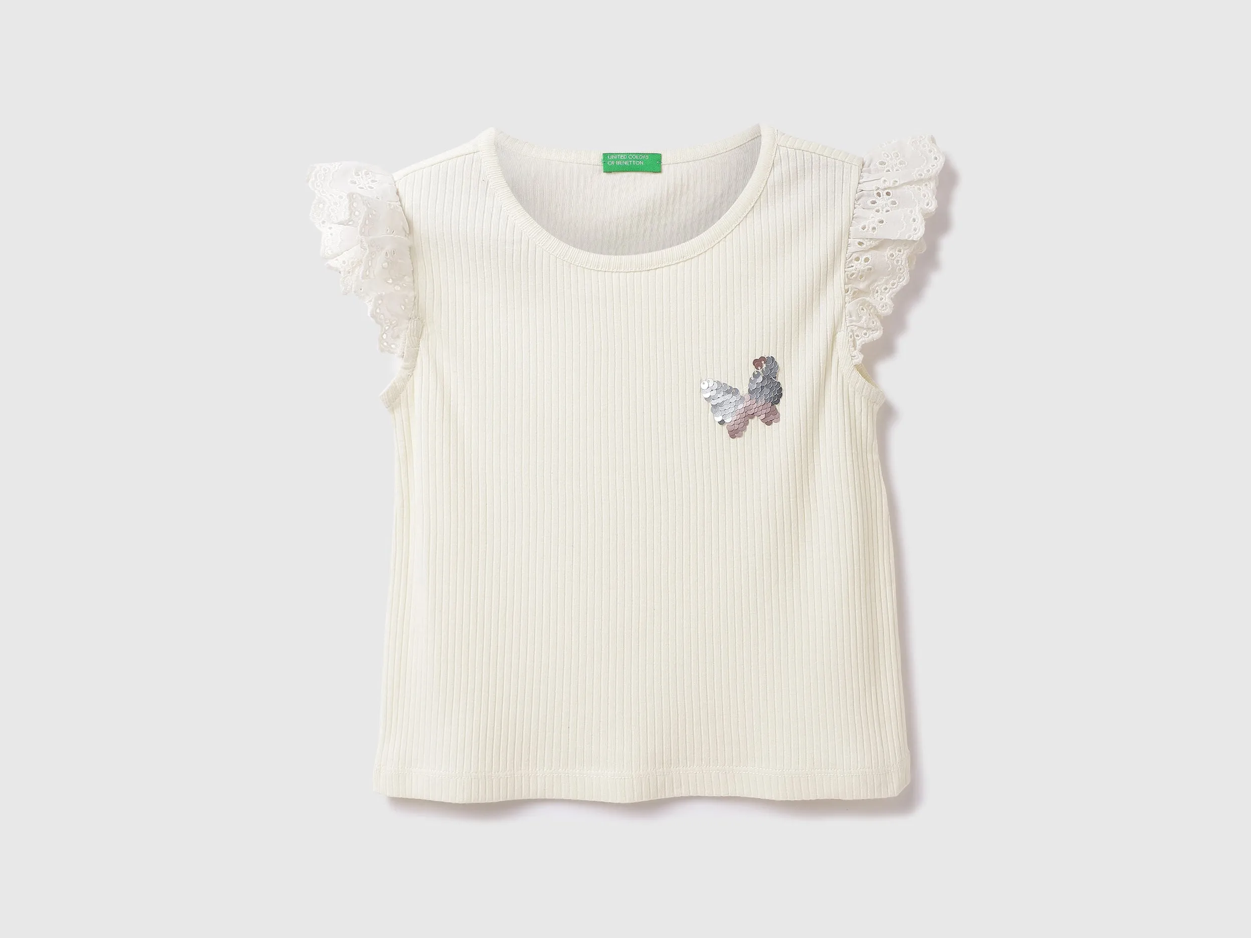 Cotton Solid Round Neck Girls T-shirts