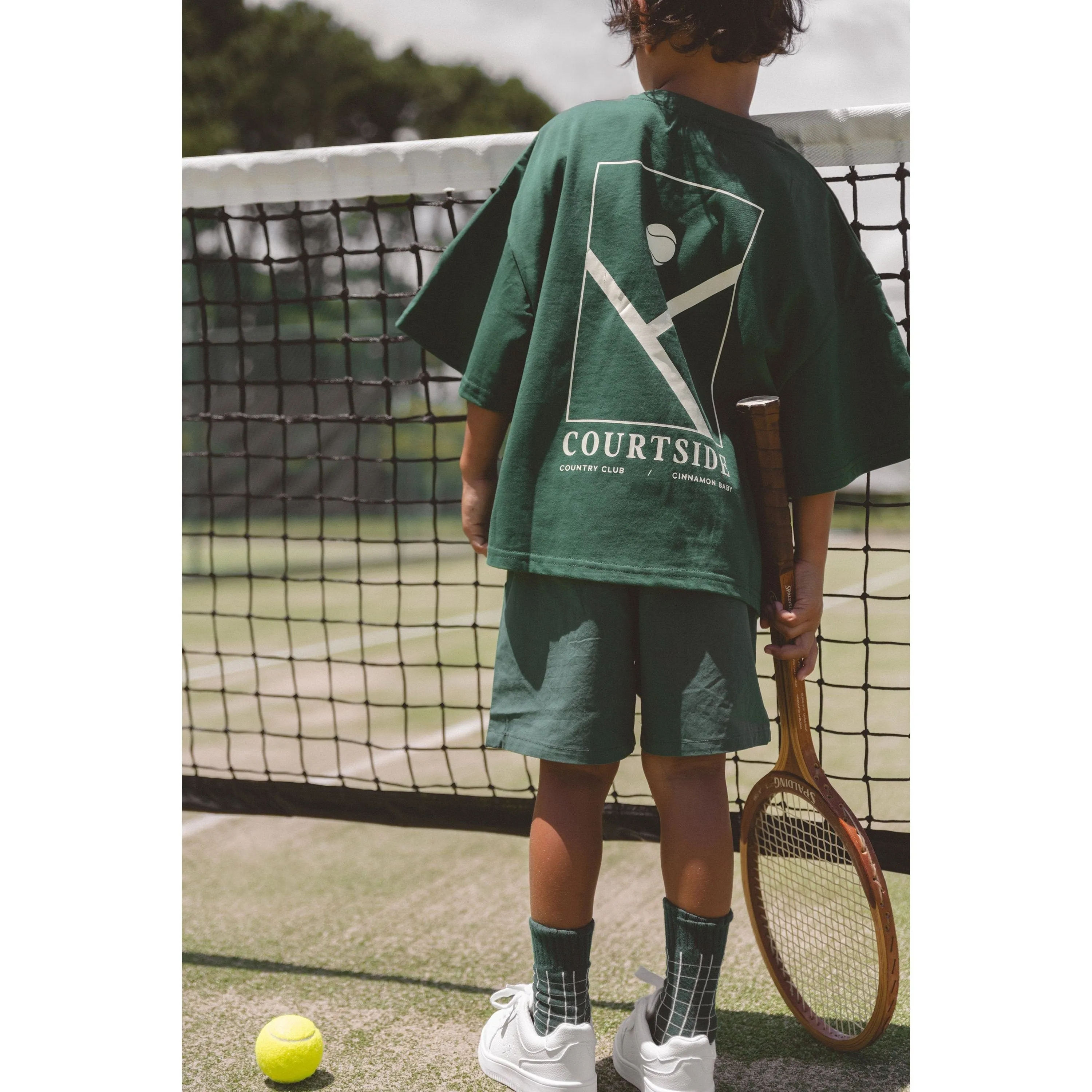 Courtside Tennis Shorts - Olive