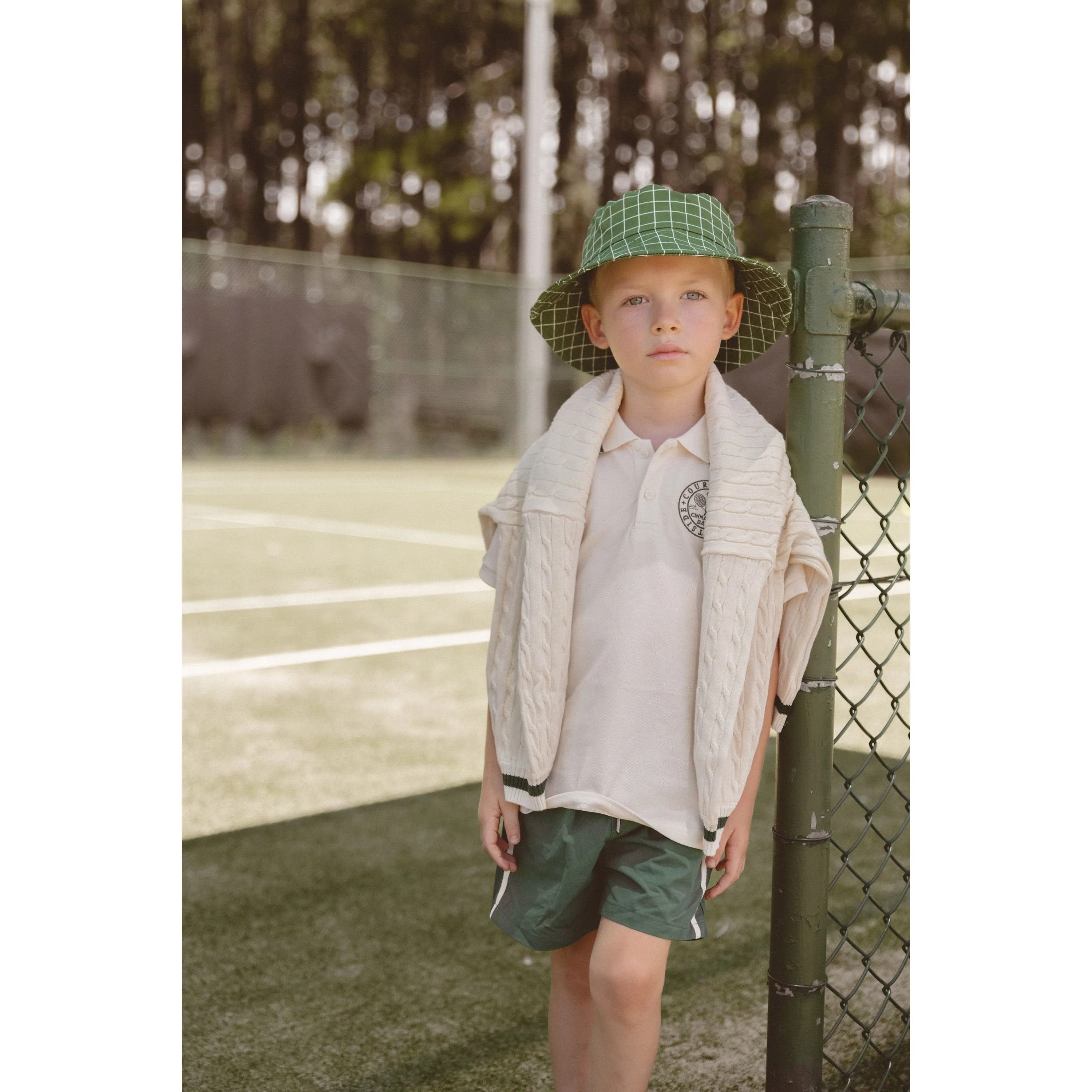 Courtside Tennis Shorts - Olive