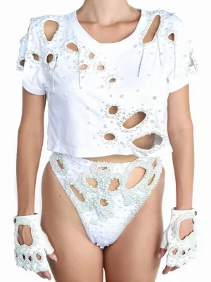 Cove Corrosion Crop Top