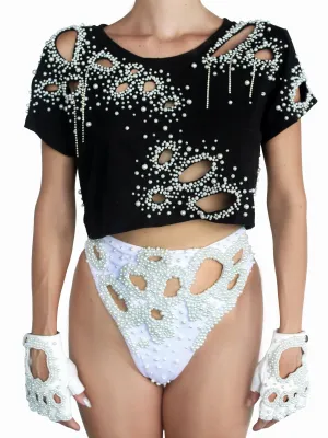 Cove Corrosion Shadow Crop Top