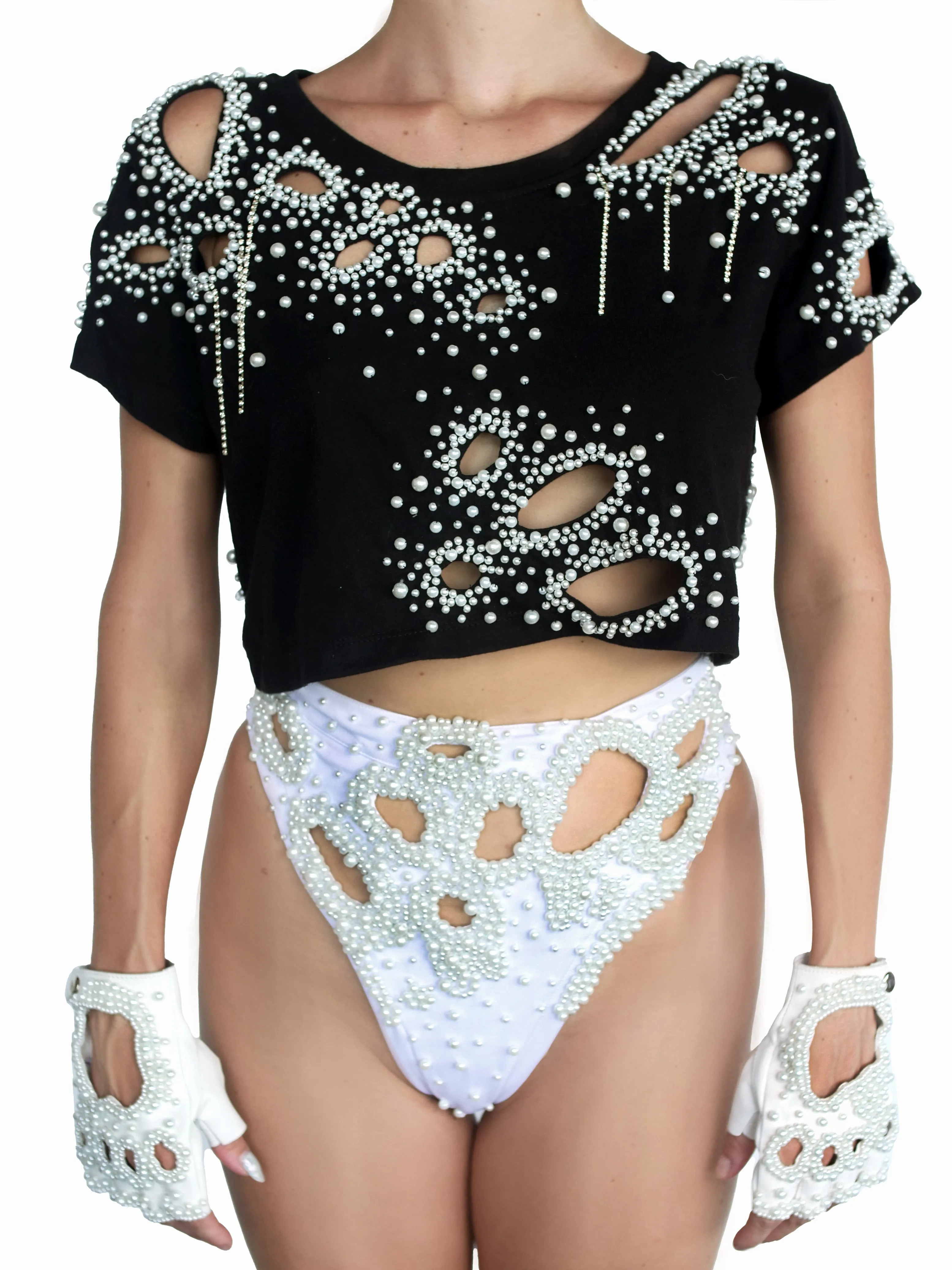 Cove Corrosion Shadow Crop Top