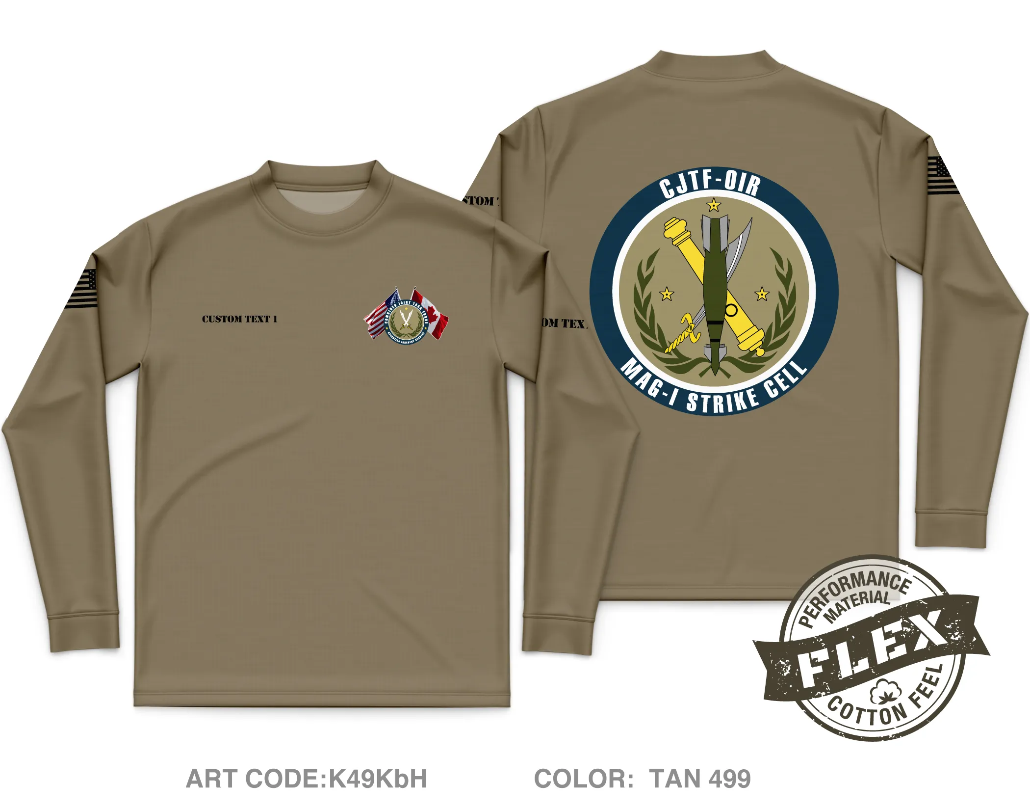 CUSTOM MAGSC Core Men's LS Flex Performance Tee - K49KbH