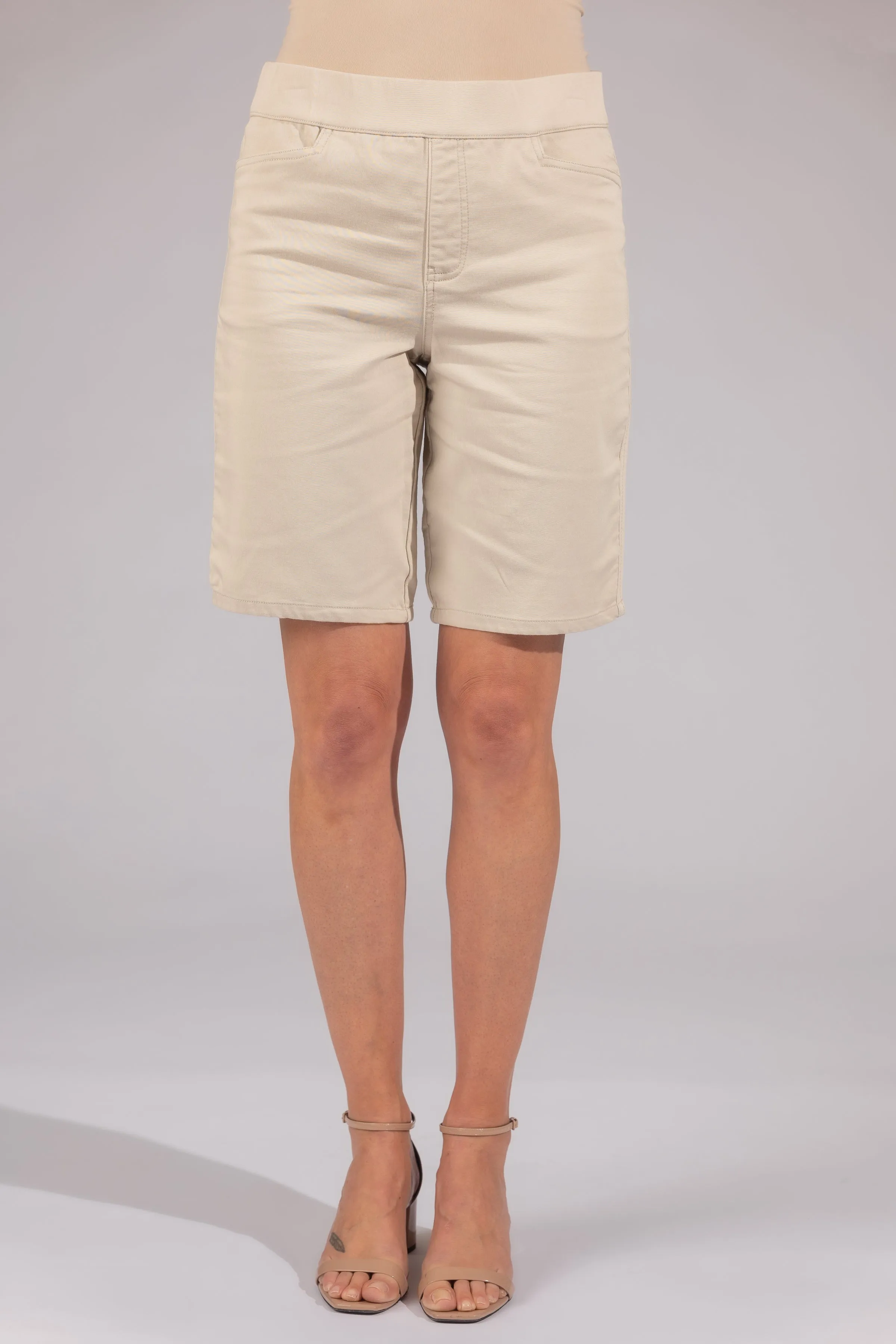 Daisy Stretch Pull-On Bermuda