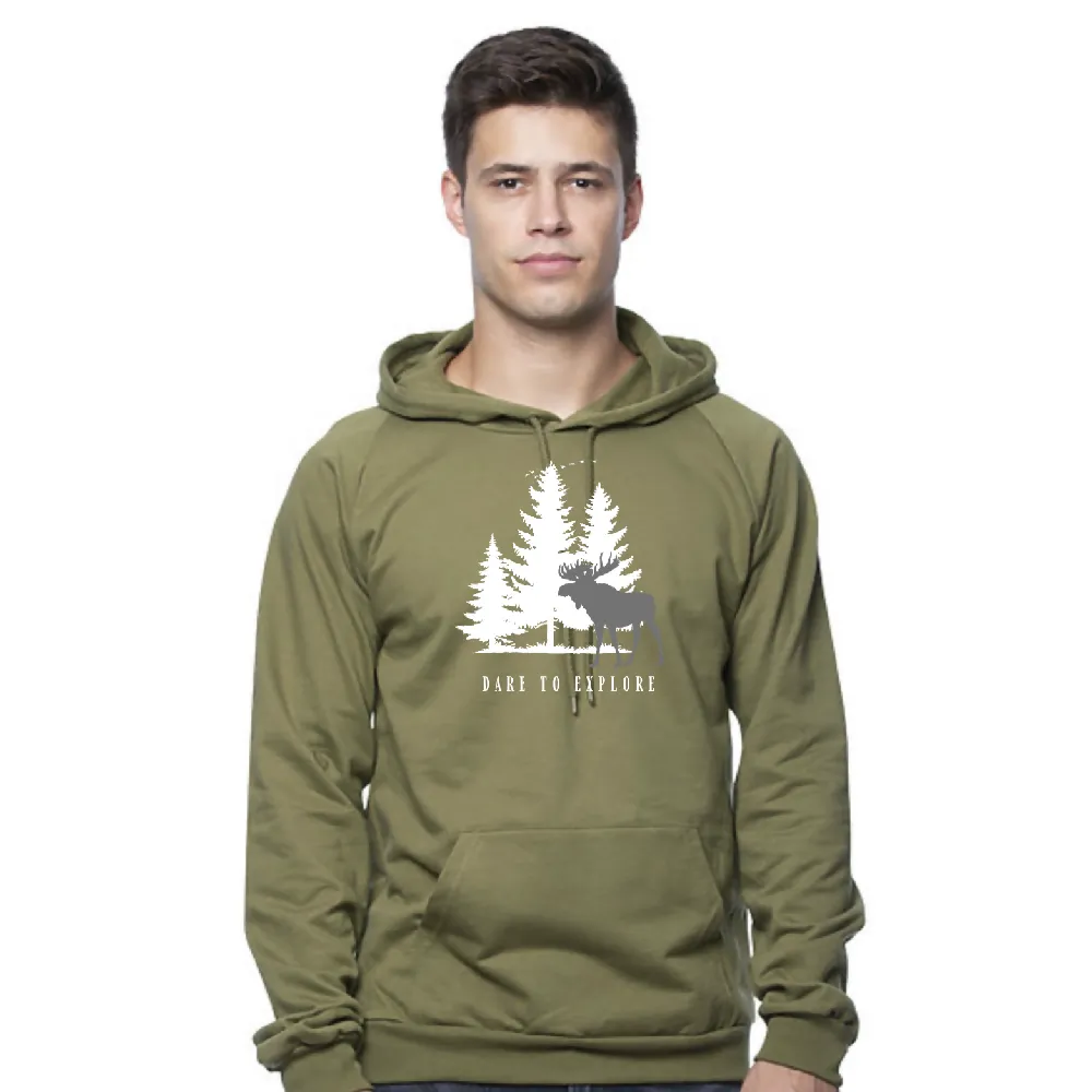 Dare to Explore Organic Cotton Hoodie