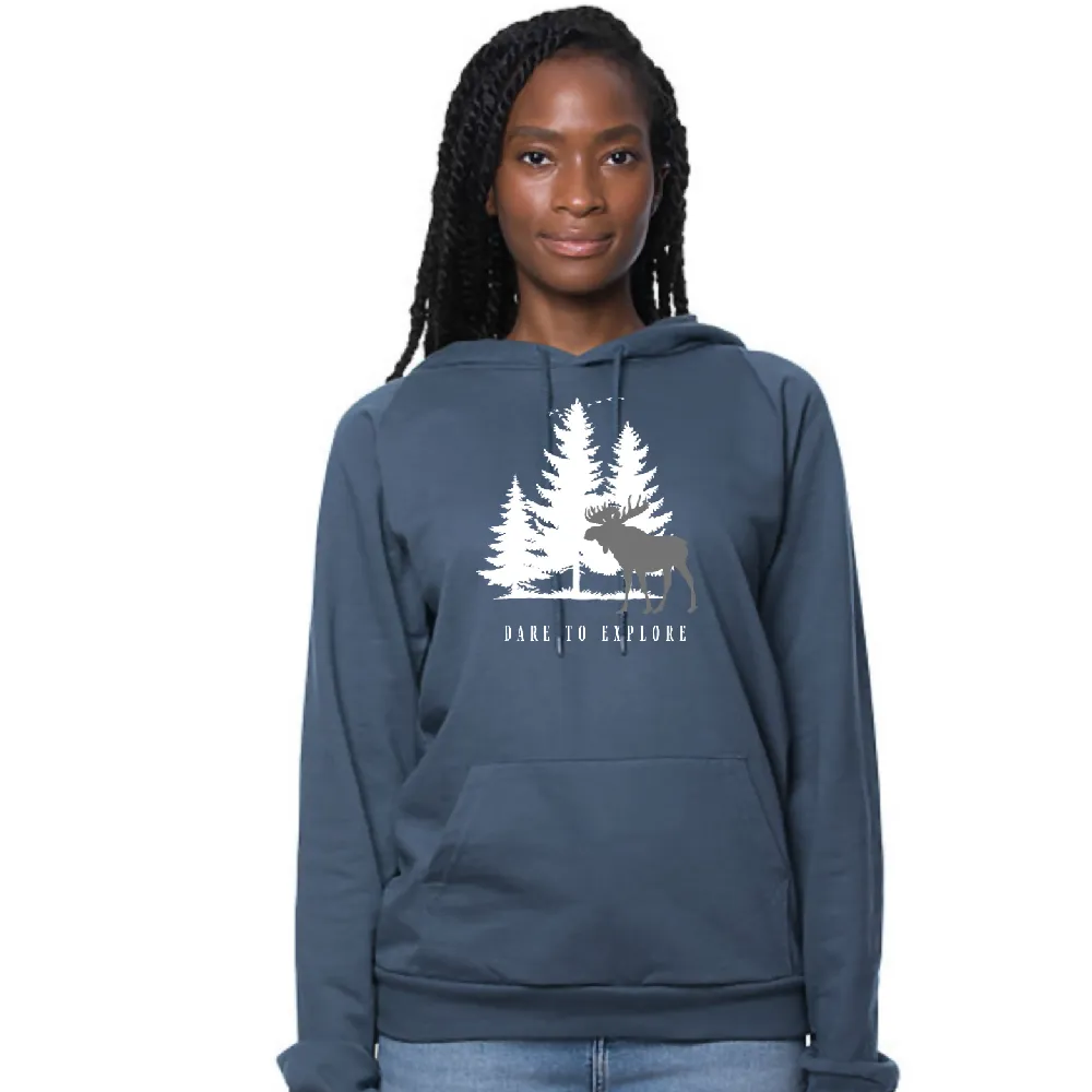 Dare to Explore Organic Cotton Hoodie