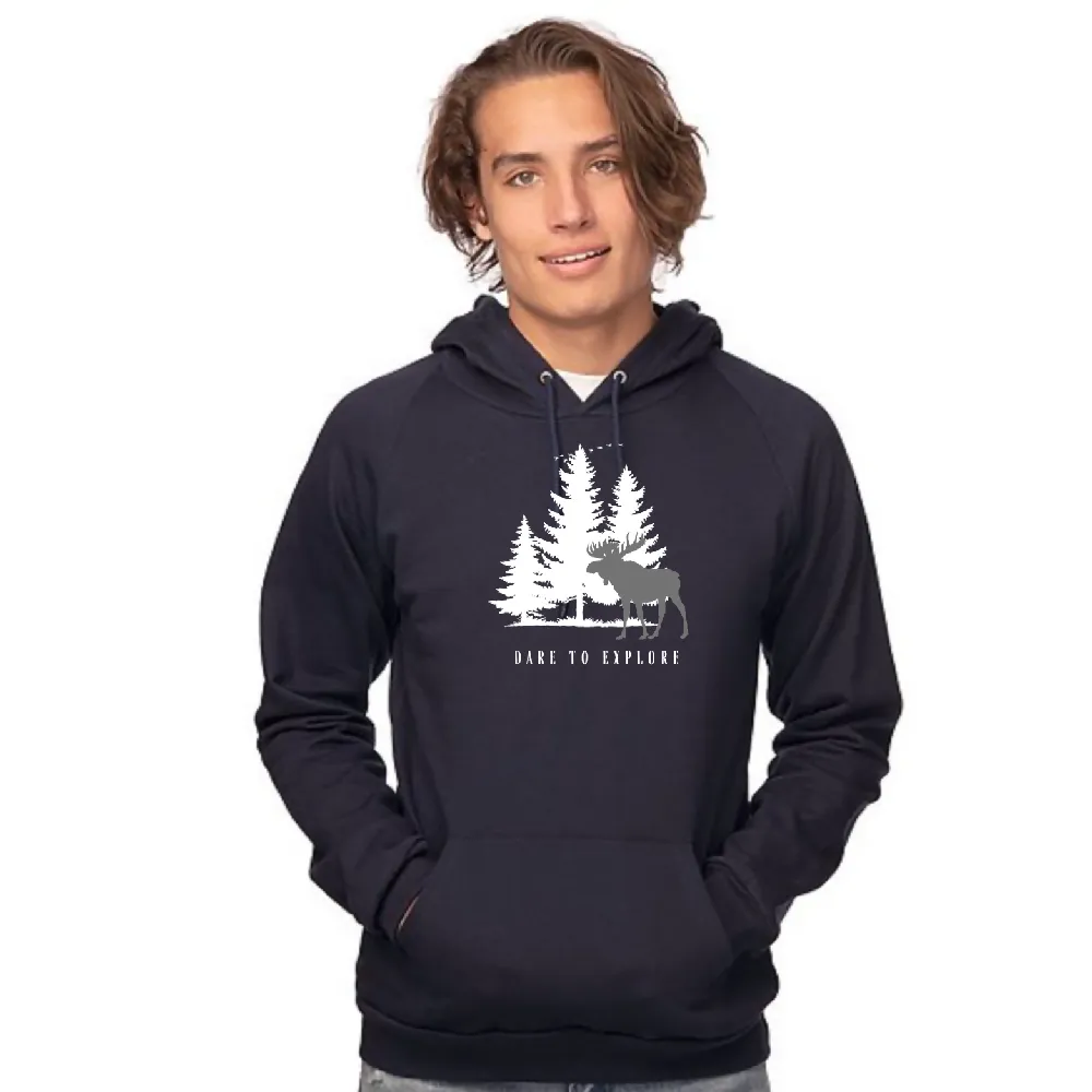 Dare to Explore Organic Cotton Hoodie