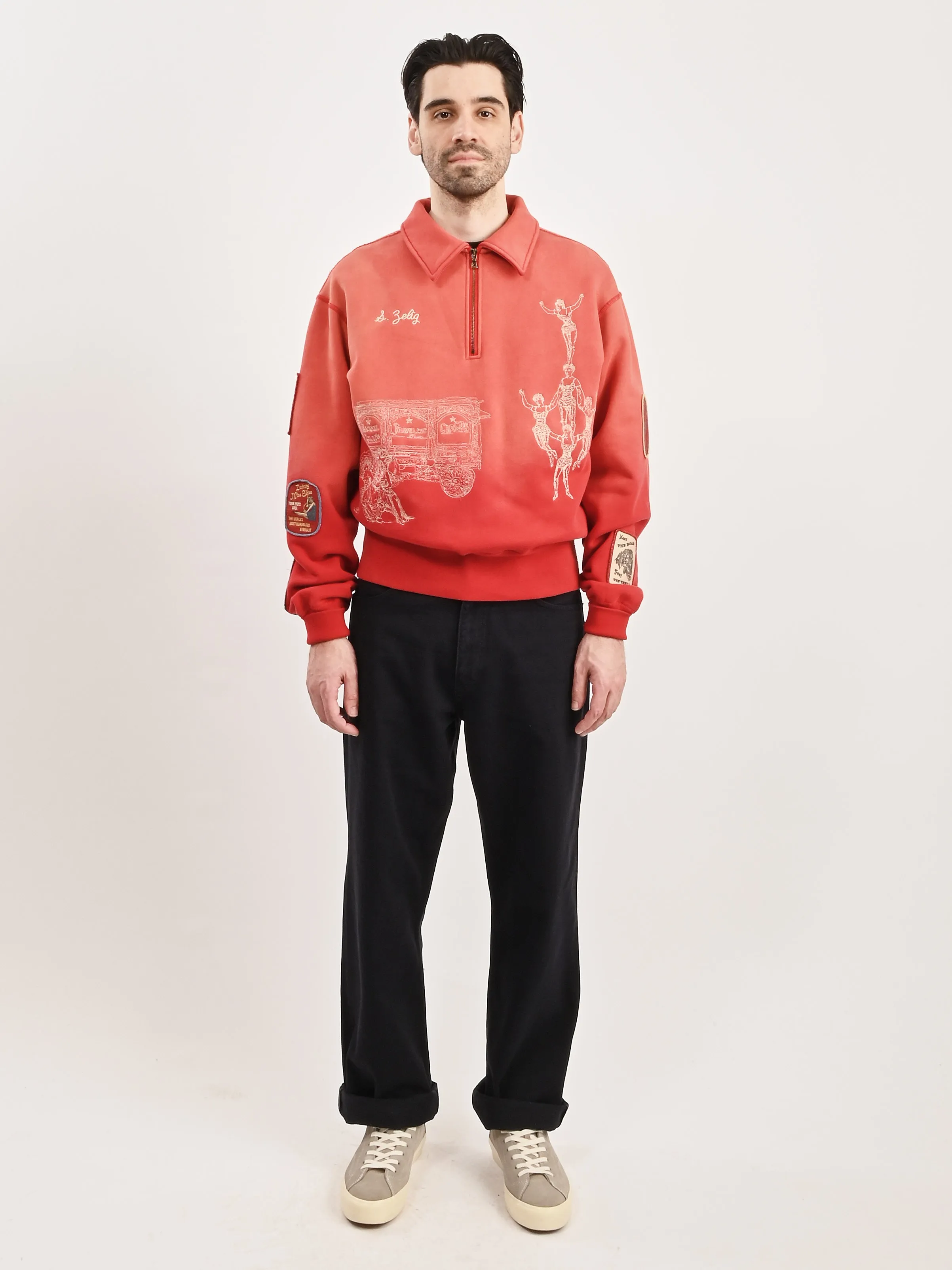 Dark Navy Mogens Relaxed 5 Pocket Heavy Twill Pant