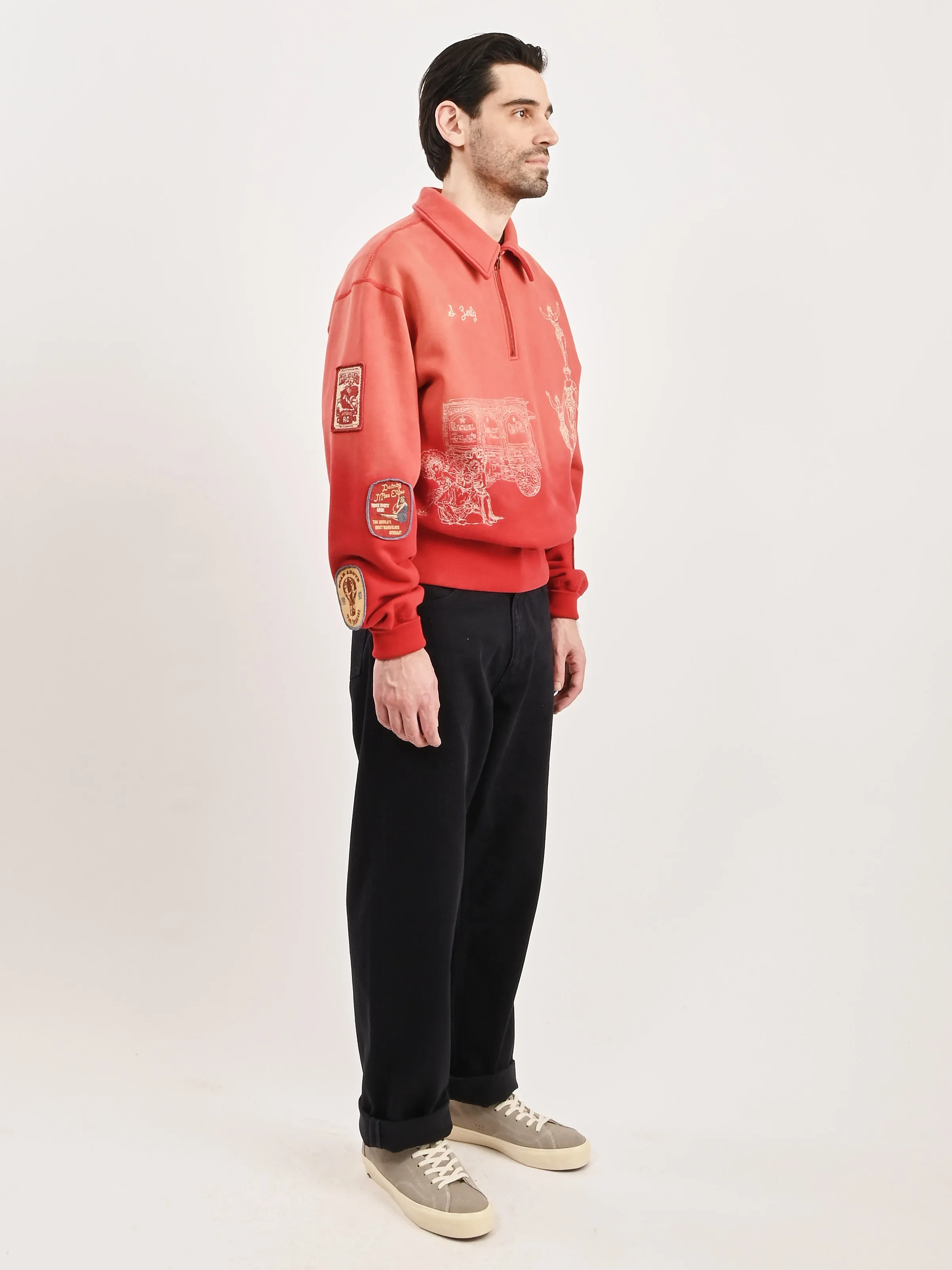 Dark Navy Mogens Relaxed 5 Pocket Heavy Twill Pant