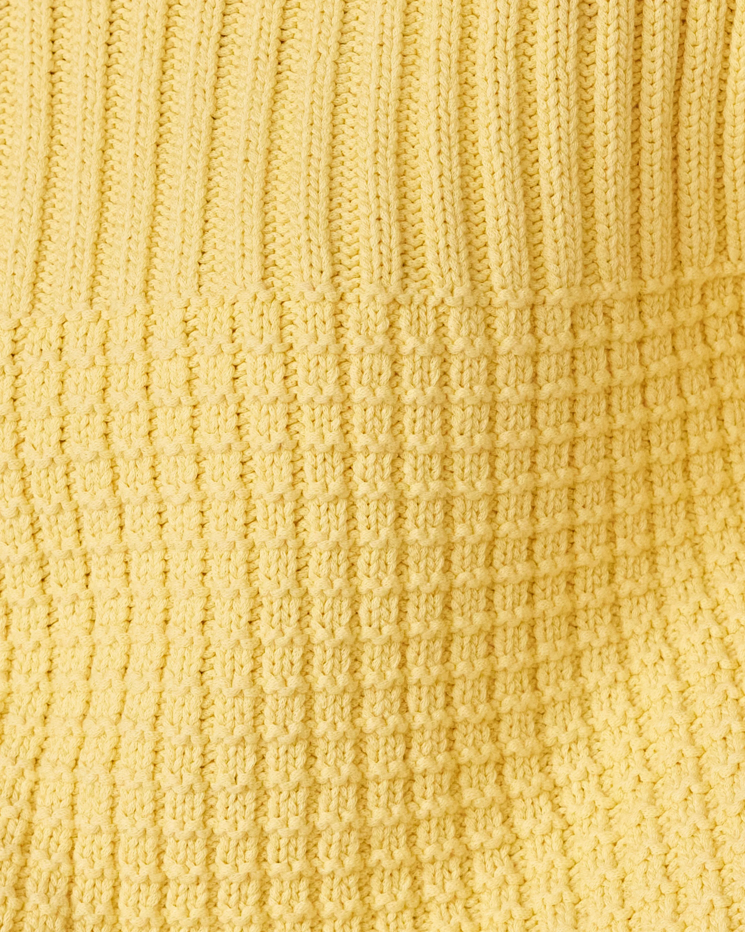 Delčia: Lemon Cotton Sweater & Shorts Set