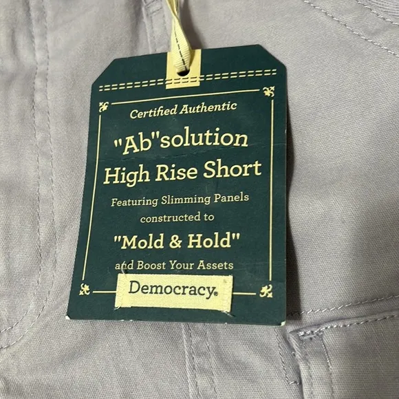 Democracy Ab Solution High Rise Cargo Shorts Purple Size 8 NWT