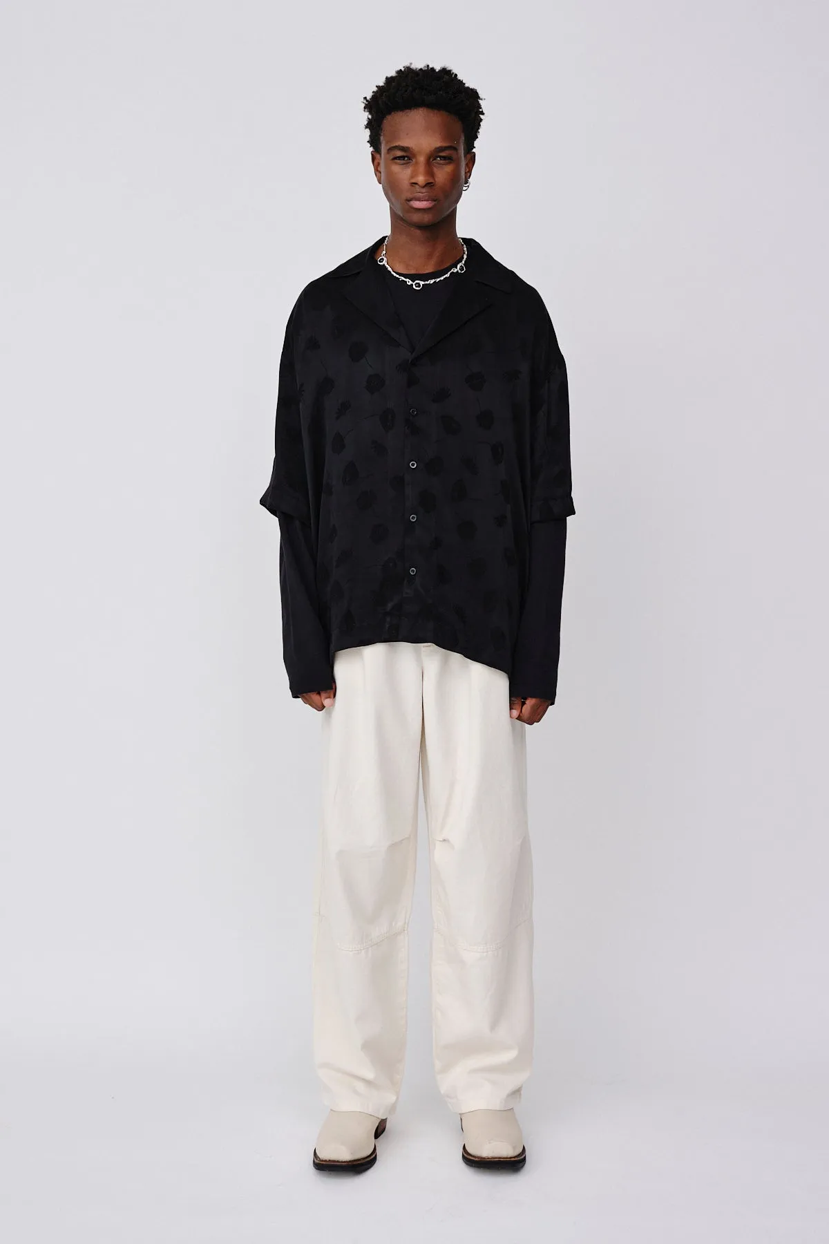 Desmond Jacquard - Black