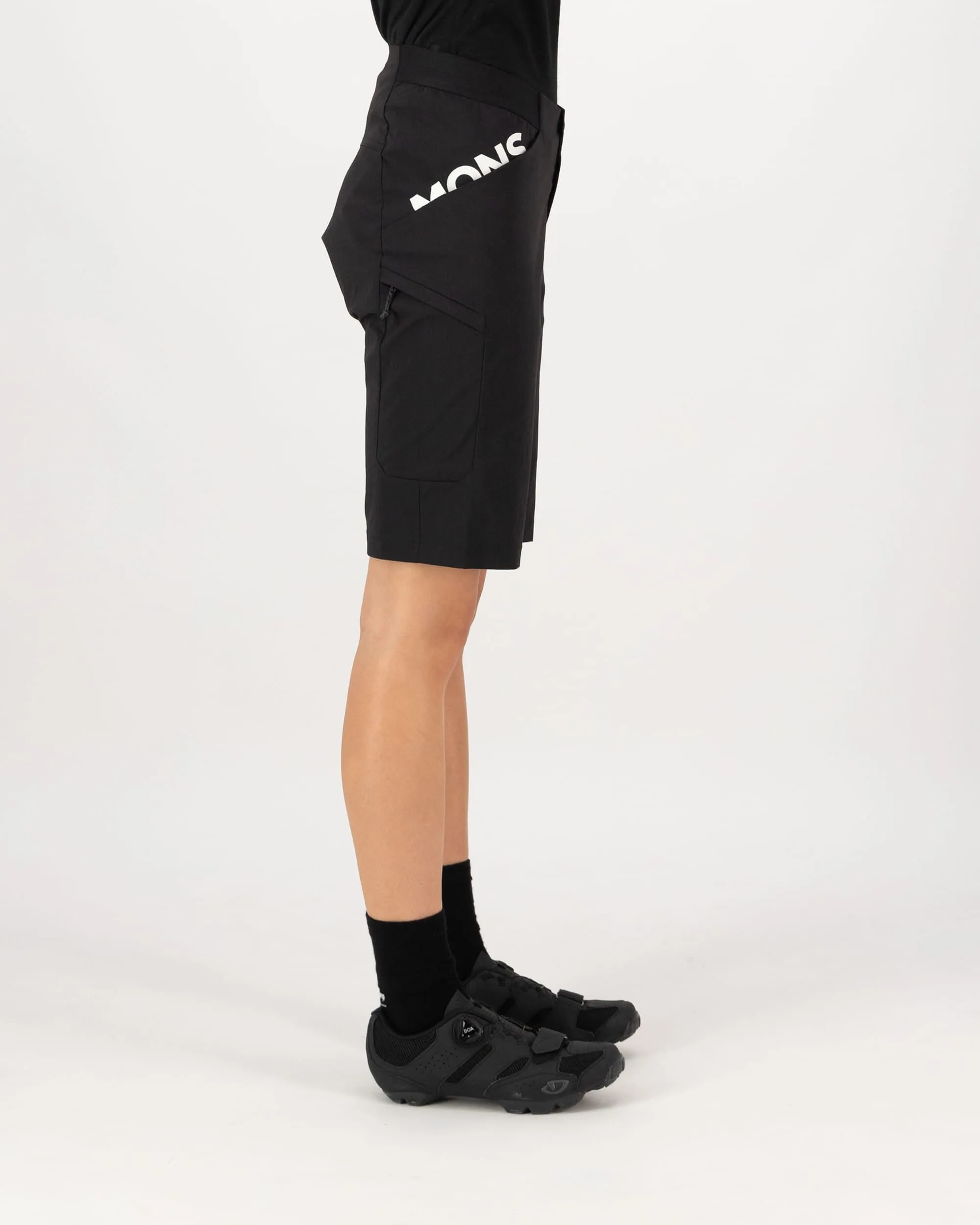 Diversion Merino Trail Shorts - Black