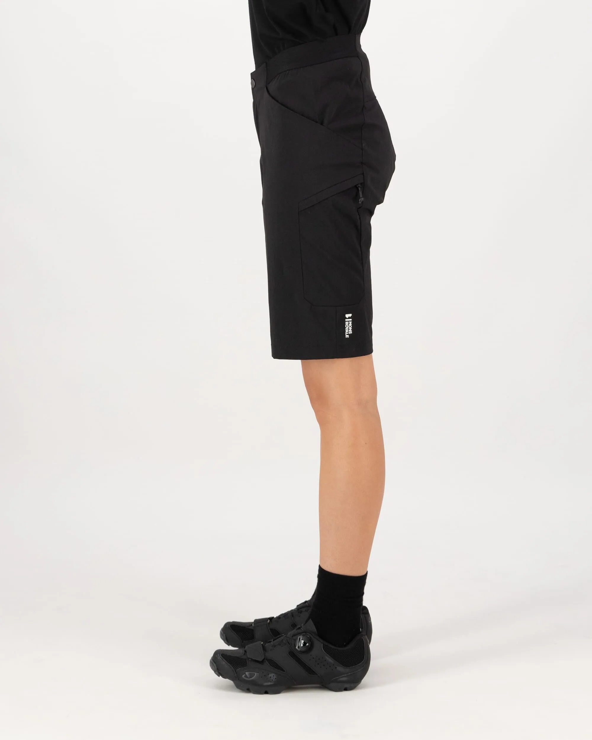 Diversion Merino Trail Shorts - Black