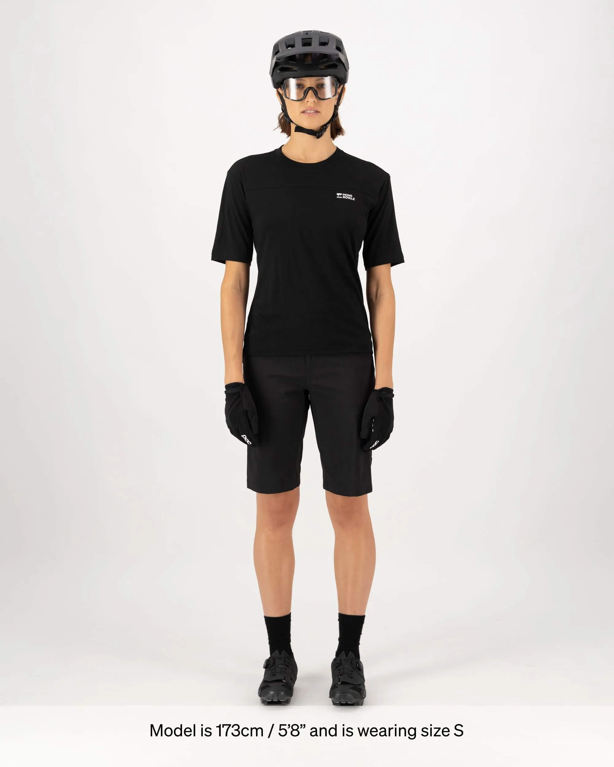 Diversion Merino Trail Shorts - Black